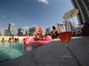 Warwick Palm Beach Hotel Beirut-Downtown Beach Party Fun Gathering at Wawrick Palm Beach Hotel Lebanon