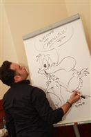 Phoenicia Hotel Beirut Beirut-Downtown Social Event Comic Illustration workshop with Gilbert Simon Lebanon