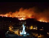 Outdoor Massive fire in Chouf & Matn Lebanon