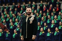 Concert Tenor Gabriel Abdel Nour celebrating Christmas with 1000 choir members Lebanon