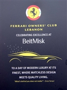 BeitMisk Dbayeh Social Event Ferrari Owners Club Lebanon at BeitMisk Lebanon