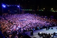 Nightlife Melhem zein concert at Baalbeck Lebanon