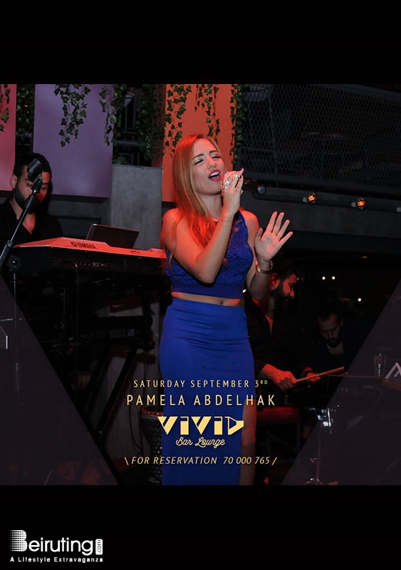 Vivid Bar Lounge Beirut-Gemmayze Nightlife Pamela Abdelhak live at Vivid Bar Lounge Lebanon