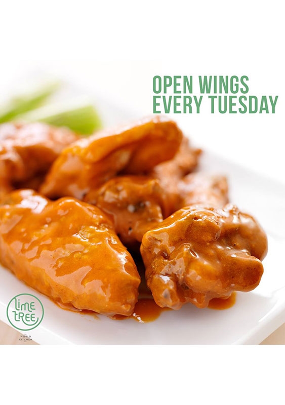 Lime Tree Dbayeh Social Event Open Wings & Beer at Lime Tree Lebanon