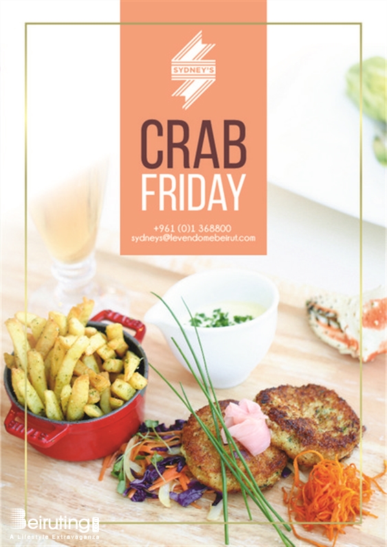 Le Vendome Beirut-Downtown Social Event Crab Friday at Sydney's Lebanon