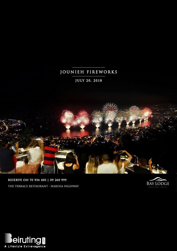 jounieh fireworks show from bay lodge