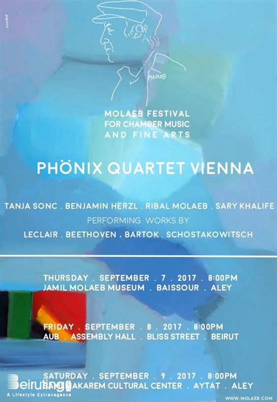 Al Bustan Festival Festival Molaeb Festival For Chamber Music Presents Phönix Quartet Vienna Lebanon