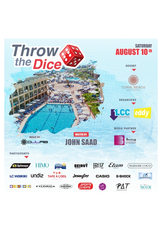 Coral Beach Beirut-Downtown Social Event Throw The Dice at Coral Beach Resort  Lebanon