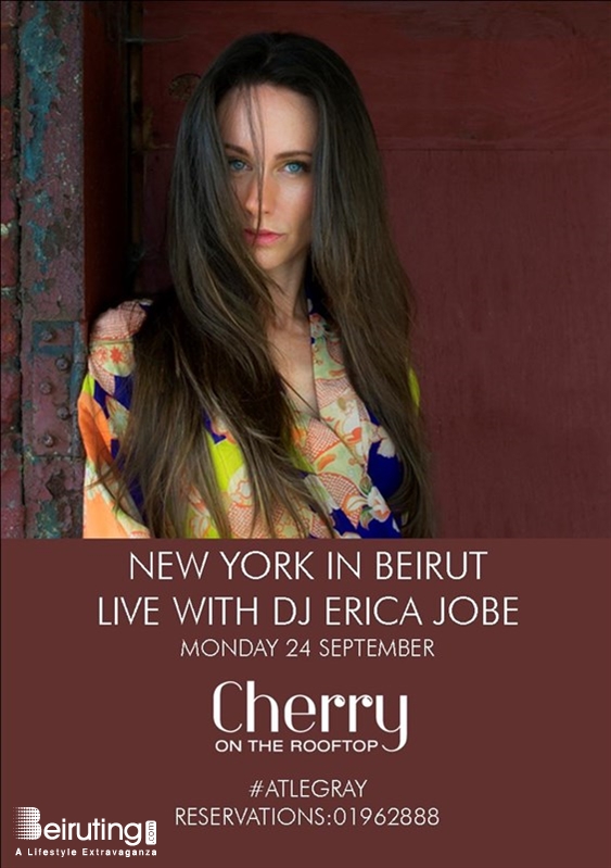 Le Gray Beirut  Beirut-Downtown Nightlife DJ Erica Jobe at Cherry on the Rooftop Lebanon