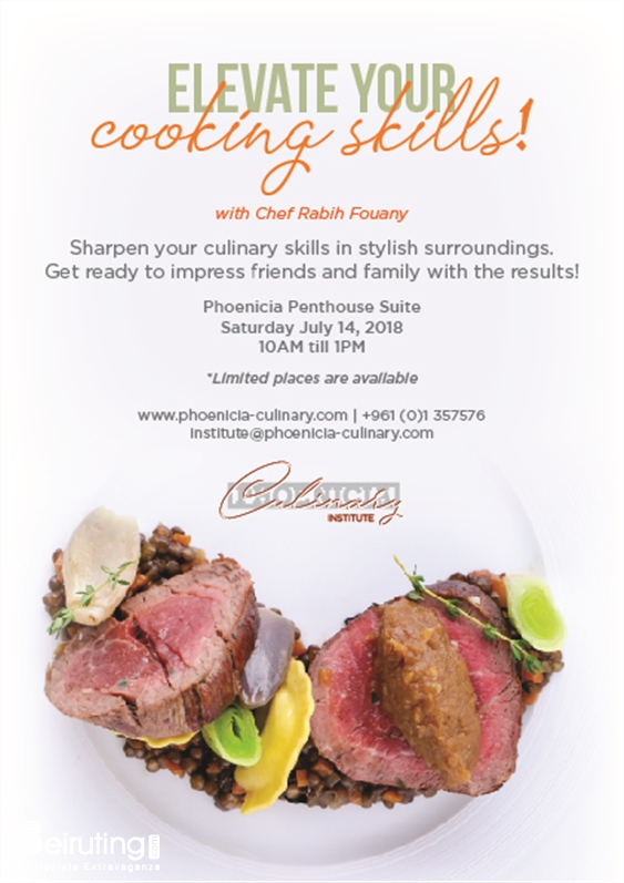 Phoenicia Hotel Beirut Beirut-Downtown Social Event Interactive Cooking Class Lebanon