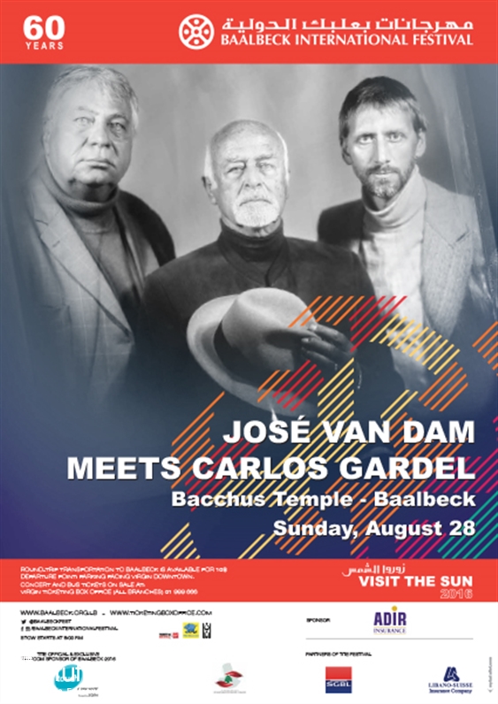 Baalback Festival Concert Jose Van Dam meets Carlos Gardel Lebanon