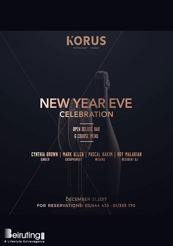 Korus Lounge Beirut-Monot New Year NYE at Korus Lounge Lebanon