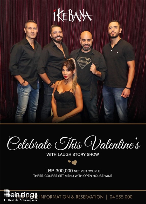 Ikebana-Le Royal Dbayeh Nightlife Valentine's Night at Ikebana Lebanon