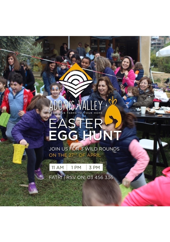 Adonis Valley Mount Lebanon Outdoor Easter Egg Hunt at Adonis Valley Lebanon