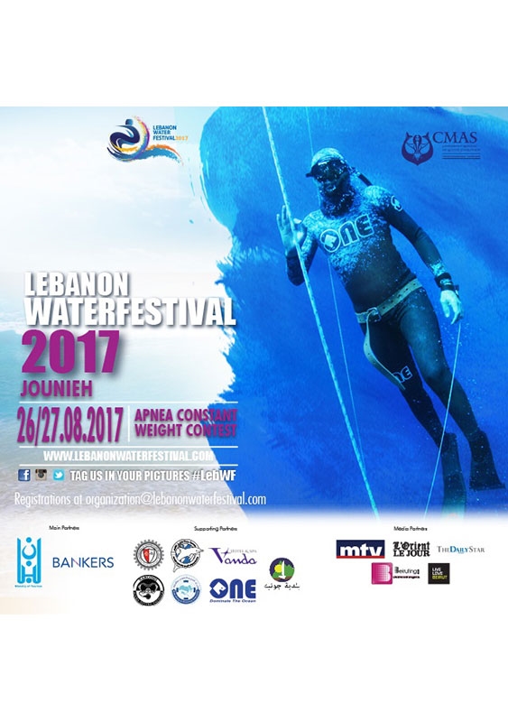 Activities Beirut Suburb Social Event Apnea Constant Weight Contest Lebanon Water Festival Lebanon