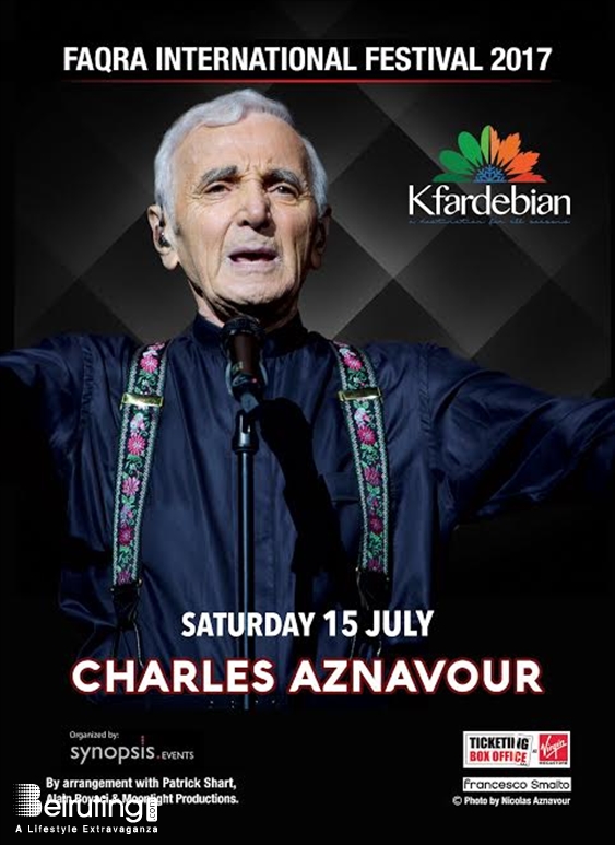 Activities Beirut Suburb Concert Charles Aznavour at Faqra Festival Lebanon