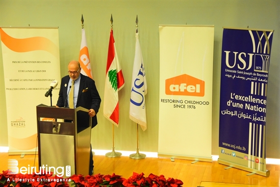 Activities Beirut Suburb Social Event Afel wins the 2018 peace prize  Lebanon
