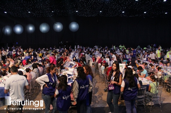 Biel Beirut-Downtown Social Event Ajialouna Iftar for 2000 orphans Lebanon