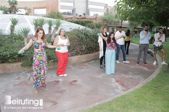 Hilton  Sin El Fil Outdoor Gathering around the pool at Hilton Beirut Habtoor Grand Lebanon