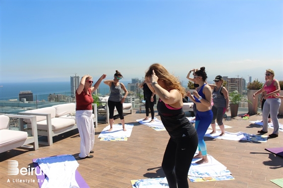 Staybridge Suites Beirut Beirut-Downtown Social Event Yoga By The Pool Lebanon
