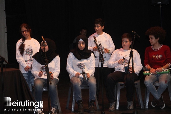 Metro Al Madina Beirut-Hamra Social Event Red Oak Concludes its Project Playing the Trash Orchestra Lebanon