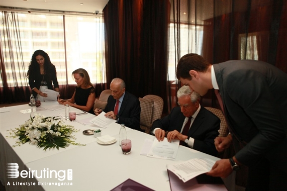 Eau De Vie-Phoenicia Beirut-Downtown Social Event Contract signature session at Eau De Vie Lebanon