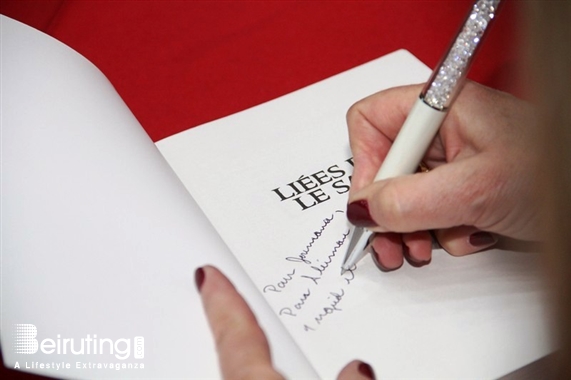 Virgin Megastore Beirut-Downtown Social Event Book Signing of Liés Par Le Sang by Marie Josée Poisson  Lebanon