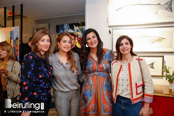 Activities Beirut Suburb Social Event Opening of May Haikel Studio Lebanon
