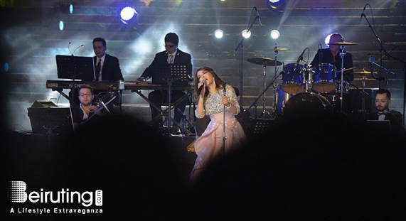 Baalback Festival Concert Samira Said at Baalbeck Festival Lebanon