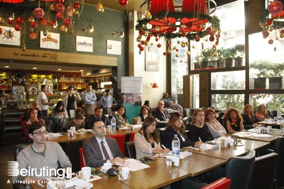 Al Mandaloun Cafe Beirut-Ashrafieh Social Event Schneider Electric's Press Conference Lebanon