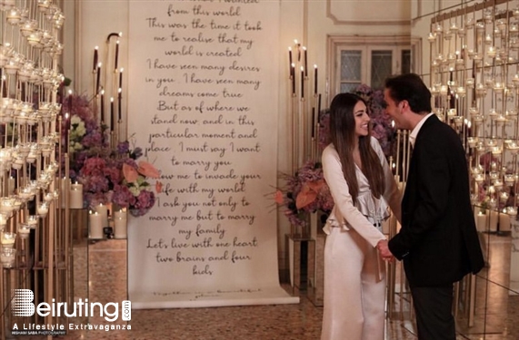 Wedding Proposal of Valerie Abou Chacra & Ziad Ammar Lebanon