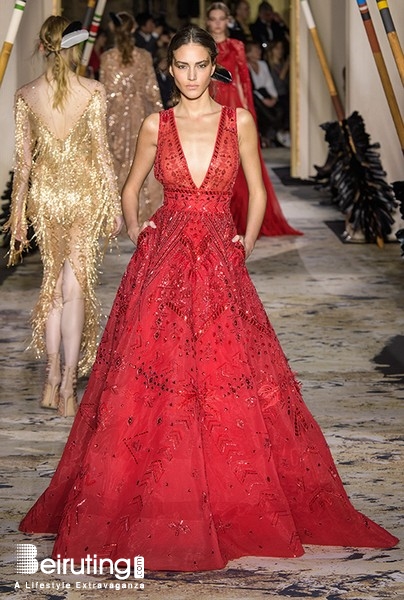 Around the World Fashion Show Zuhair Murad Spring Summer 2018 Couture at PFW Lebanon