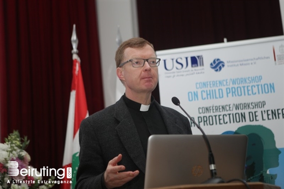 Saint Joseph University Beirut Suburb University Event Conference on Child Protection at USJ Liban  Lebanon