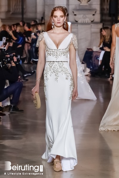 Around the World Fashion Show Georges Hobeika Spring Summer 2018 Couture at PFW Lebanon