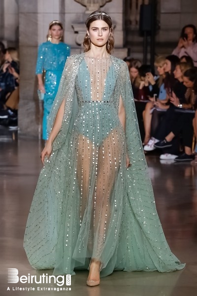 Around the World Fashion Show Georges Hobeika Spring Summer 2018 Couture at PFW Lebanon