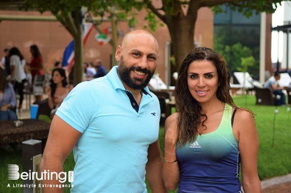 Hilton  Sin El Fil Social Event Hilton Habtoor Pool Event Lebanon