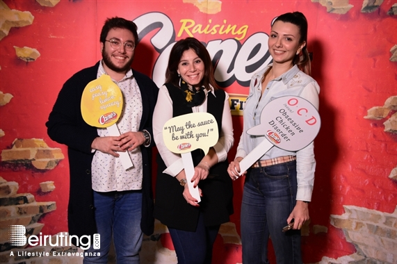 Raising Cane's Choueifat Social Event Opening of Raising Cane's Lebanon