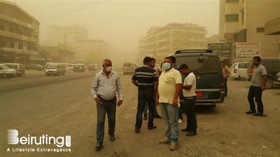 Sandstorm engulfs Lebanon Photo Tourism Visit Lebanon
