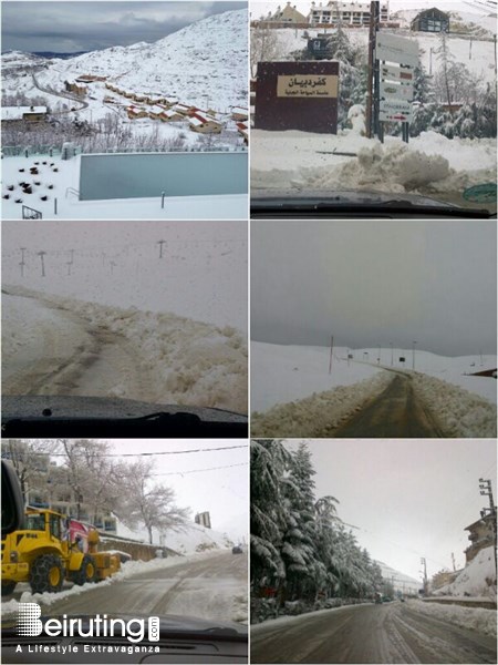 Snow in March 2014 Photo Tourism Visit Lebanon