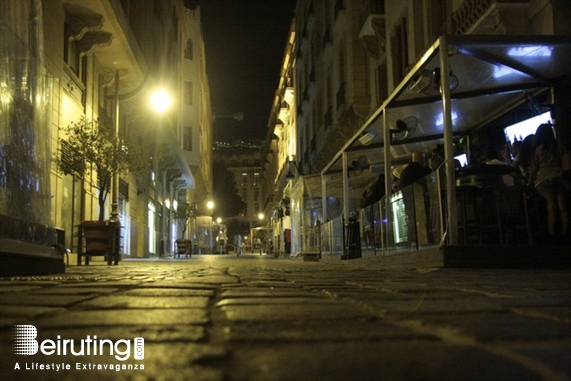 Uruguay Street Beirut-Downtown Nightlife Uruguay Street on Saturday Night Lebanon