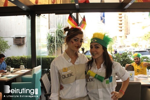 Qube Cafe Jounieh Social Event Germany VS Portugal at QUBE  Lebanon