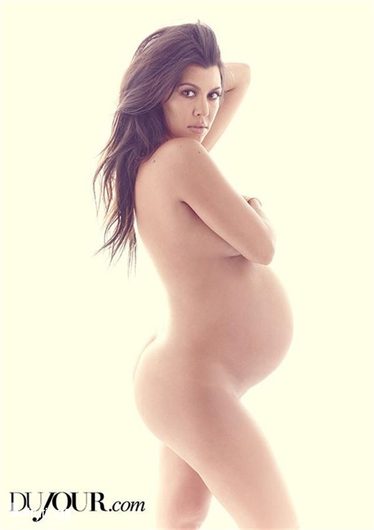 Beiruting - Life Style Blog - Pregnant Kourtney Kardashian Poses Nude For  DuJour Magazine