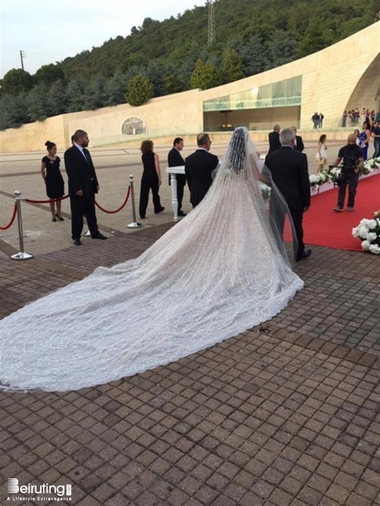 rima fakih wedding dress