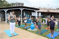 Le Blanc Bleu Jbeil Outdoor Hatha Yoga Session at Le Blanc Bleu Lebanon