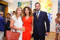 Activities Beirut Suburb Exhibition Opening of Louma Rabah Art Studio Lebanon