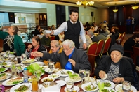 Hilton  Sin El Fil Social Event Hilton Beirut Metropolitan Palace's Christmas lunch for the elderly people Lebanon