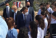 Social Event French President Emmanuel Macron visit to Jaj Jbeil  Lebanon