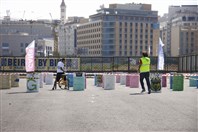 Biel Beirut-Downtown Outdoor RotarBike Rally Paper Lebanon