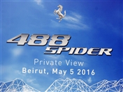 The Villa Venue  Dbayeh Social Event Launching of Ferrari 488 Spider Lebanon