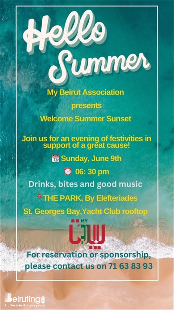 Activities Beirut Suburb Social Event Welcome Summer Sunset Lebanon